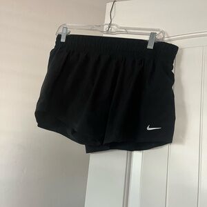 Nike Black Athletic Shorts Lightweight Performance